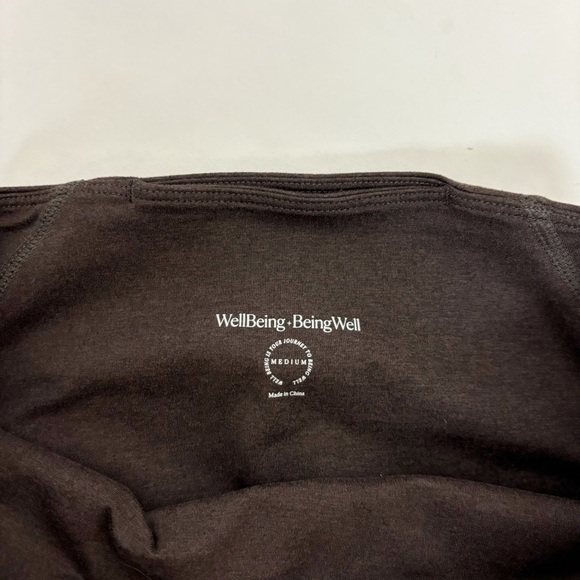 WellBeing + BeingWell LoungeWell Ashe 7/8 Legging in Chocolate Brown Size M - Picture 6 of 10